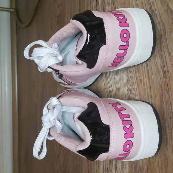 Hello Kitty Pink Black White Sneakers - Picture 3 of 10